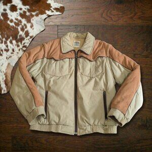 Vintage 1980s Convertible Corduroy Yoke Parka Jacket